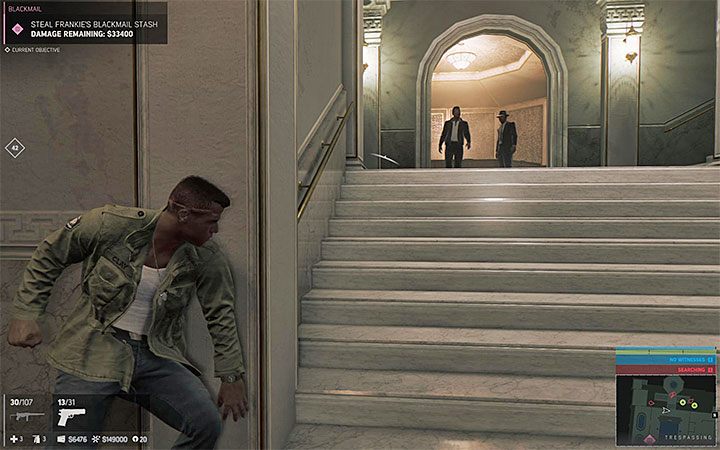 Skorzystaj z dowolnych schodów prowadzących na piętro budynku łaźni - Biznes szantaży | Misje fabularne w Mafia III - Mafia III - poradnik do gry