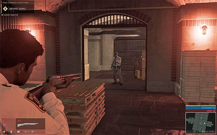 Prowadź ostrzał zza zasłony i nie pozwalaj strażnikom zbliżać się do Lincolna i do skarbca - Prolog (misje 1-9) | Misje fabularne w Mafia III - Mafia III - poradnik do gry