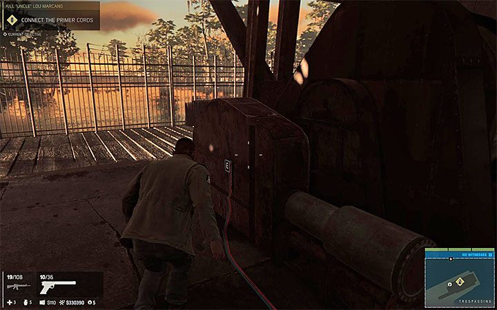 Docieraj do kolejnych zapalników i wchodź w interakcję z nimi - Zamordowanie Lou Marcano | Misje fabularne w Mafia III - Mafia III - poradnik do gry
