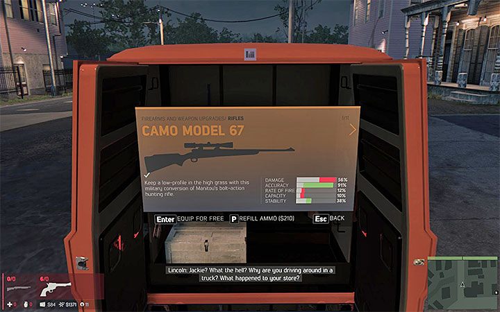 Startowe bronie z każdej kategorii dostępne są za darmo - Biznes prostytucyjny cz.1 | Misje fabularne w Mafia III - Mafia III - poradnik do gry