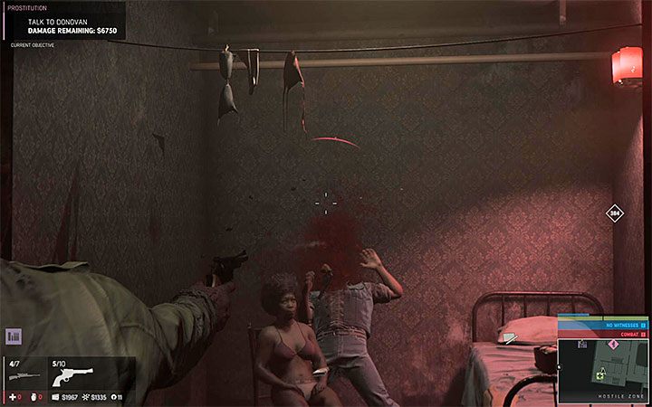 Zastrzel gangstera przebywającego w pomieszczeniu z jedną z prostytutek - Biznes prostytucyjny cz.1 | Misje fabularne w Mafia III - Mafia III - poradnik do gry
