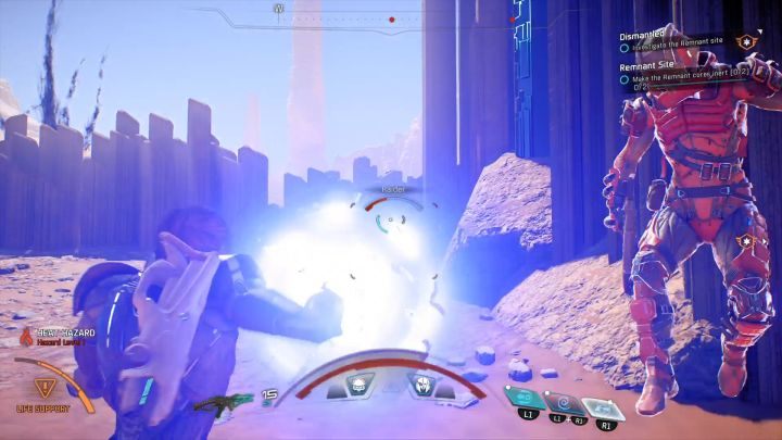 Złap wroga przy pomocy Przyciągnięcia i ciśnij nim w przeciwnika, a potem powtórz wszystko kilkadziesiąt razy... - Krótka piłka (Fastball) | Osiągnięcia Mass Effect Andromeda - Mass Effect: Andromeda - poradnik do gry