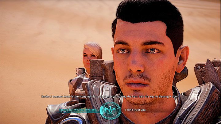 Możesz zaufać prawdziwemu Saelenowi lub poddać w wątpliwość jego wersję wydarzeń - Prawdy i naruszenia | Sojusznicy i związki w Mass Effect Andromeda - Mass Effect: Andromeda - poradnik do gry