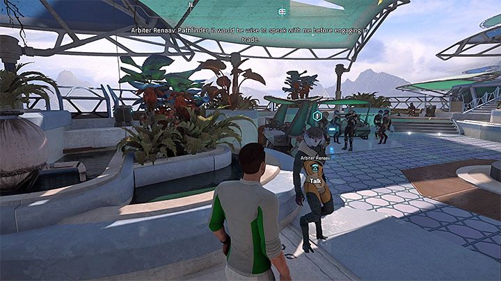 Renaav odnajdziesz na targu obok stoisk handlarzy - Zadania dodatkowe | Aya | Zadania w Helejosie w Mass Effect Andromeda - Mass Effect: Andromeda - poradnik do gry