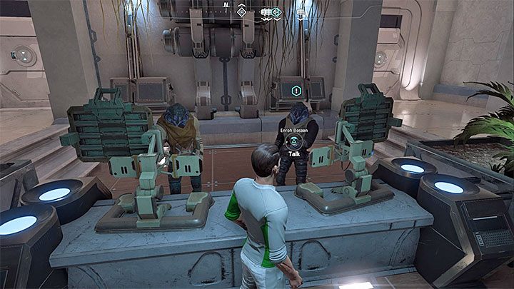 Zleceniodawca questu jest w biurze Shie - Zadania dodatkowe | Aya | Zadania w Helejosie w Mass Effect Andromeda - Mass Effect: Andromeda - poradnik do gry