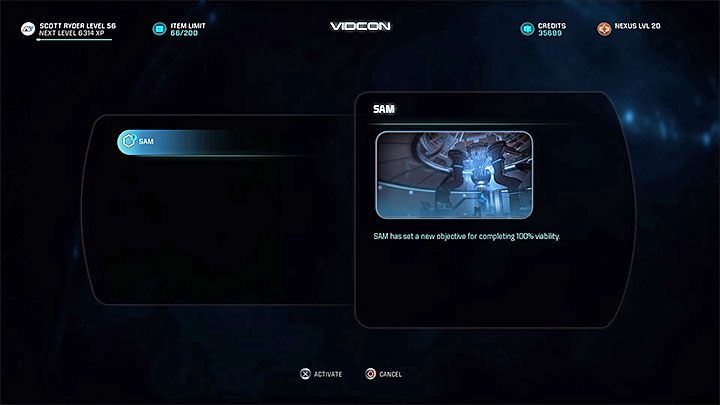 Wiadomość do odtworzenia - Epilog | Operacje priorytetowe w Mass Effect Andromeda - Mass Effect: Andromeda - poradnik do gry