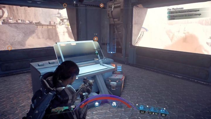 Na koniec wystarczy wejść w interakcję z konsolą, a misja zostanie wykonana. - Noclegownia | Elaaden | Zadania w Helejosie w Mass Effect Andromeda - Mass Effect: Andromeda - poradnik do gry