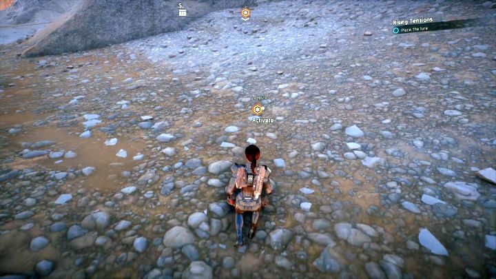 Gdy dostaniesz się do rezerwatu dzikich biesów, umieść przynętę we wskazanym miejscu. - Rosnące napięcie | Elaaden | Zadania w Helejosie w Mass Effect Andromeda - Mass Effect: Andromeda - poradnik do gry