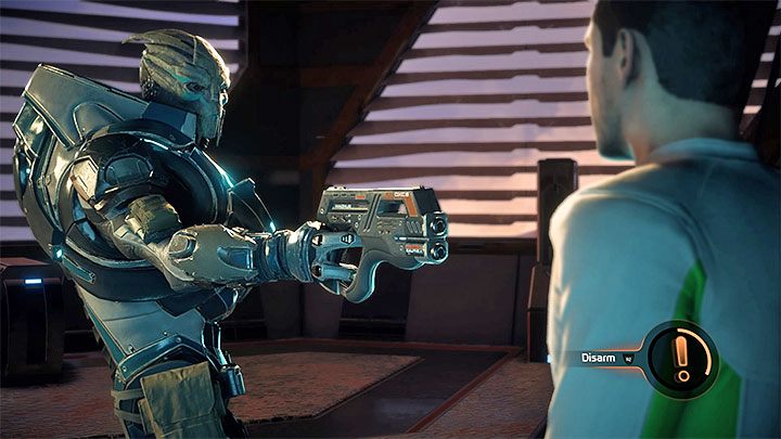 Możesz użyć specjalnej akcji i rozbroić jednego ze zbirów - Polowanie na Archonta (Hunting the Archon) | Operacje priorytetowe w Andromeda - Mass Effect: Andromeda - poradnik do gry