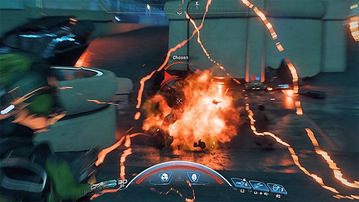 Pozbywaj się szybko pomocników behemota - Jak pokonać behemota na okręcie flagowym kettów? | Walki z bossami - Mass Effect: Andromeda - poradnik do gry