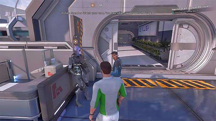 Odszukaj Spendera niedaleko miejsca zakodowania statku Tempest - Nakmor Drack: Zdrada krogan | Sojusznicy i związki w Mass Effect Andromeda - Mass Effect: Andromeda - poradnik do gry