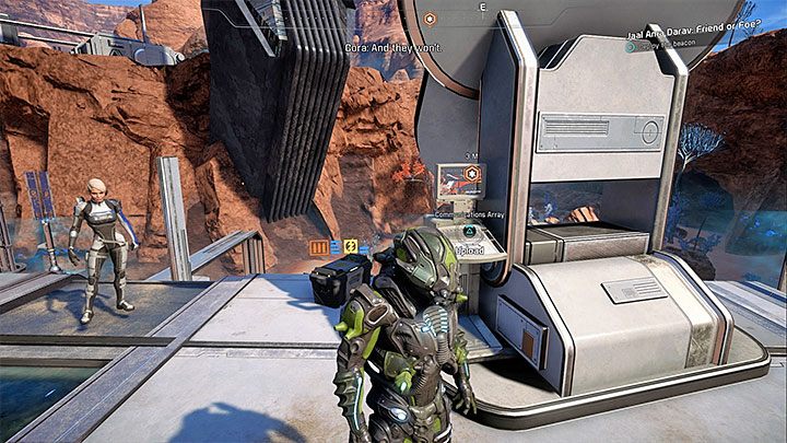 Skorzystaj z przekaźnika na dachu gdy będziesz gotowy do rozpoczęcia dużej bitwy - Jaal Ama Darav: Przyjaciele czy wrogowie | Sojusznicy i związki w ME Andromeda - Mass Effect: Andromeda - poradnik do gry