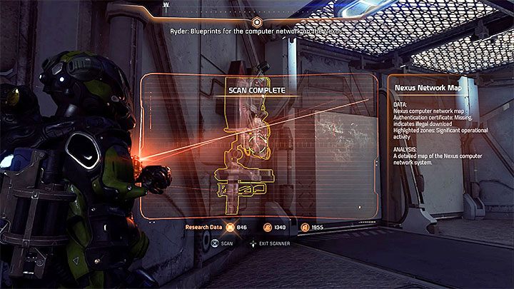 Po pokonaniu hakerów zeskanuj trzy interaktywne obiekty z kryjówki hakerów - Strażacy | Nexus | Zadania w Helejosie w Mass Effect Andromeda - Mass Effect: Andromeda - poradnik do gry