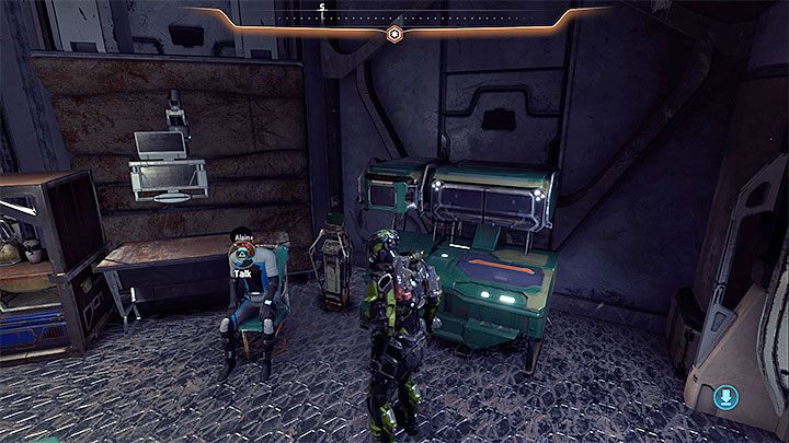 Porozmawiaj z Alainem na parterze kryjówki - Strażacy | Nexus | Zadania w Helejosie w Mass Effect Andromeda - Mass Effect: Andromeda - poradnik do gry