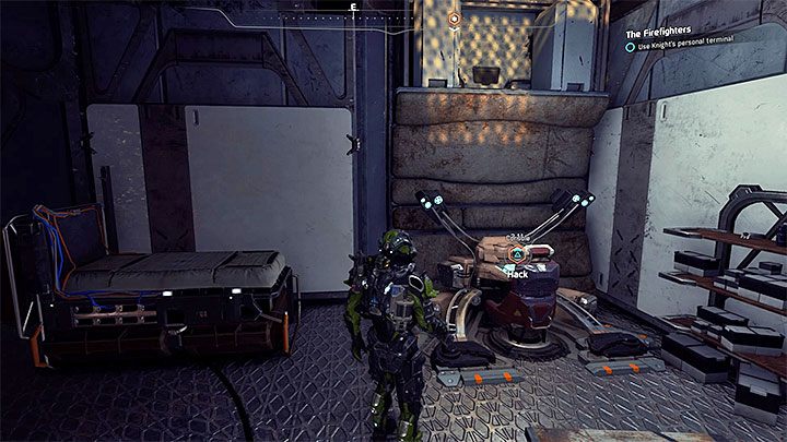 Włam się do konsoli Knight - Strażacy | Nexus | Zadania w Helejosie w Mass Effect Andromeda - Mass Effect: Andromeda - poradnik do gry