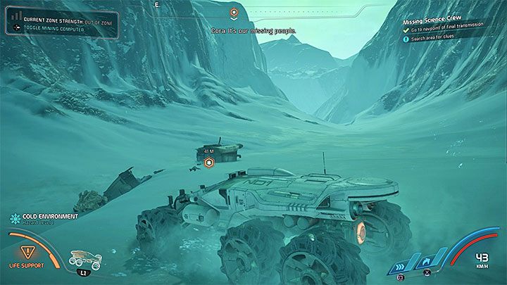 W trakcie poszukiwań znajdziesz zniszczony statek naukowców - Zaginiony zespół badawczy | Voeld | Zadania w Helejosie w Mass Effect Andromeda - Mass Effect: Andromeda - poradnik do gry