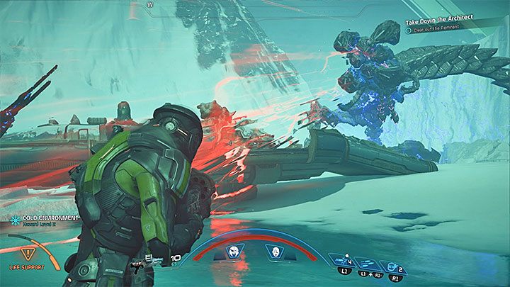 Unikaj granatów i fal energii wysyłanych przez Architekta - Zaginiony zespół badawczy | Voeld | Zadania w Helejosie w Mass Effect Andromeda - Mass Effect: Andromeda - poradnik do gry