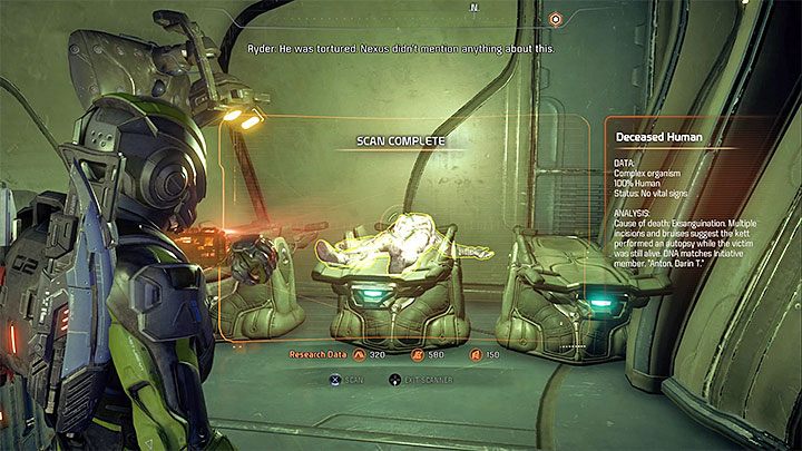 Rozglądaj się za zabitymi kolonistami, których zwłoki można zeskanować - Zadania dodatkowe | Eos | Zadania w Helejosie w Mass Effect Andromeda - Mass Effect: Andromeda - poradnik do gry