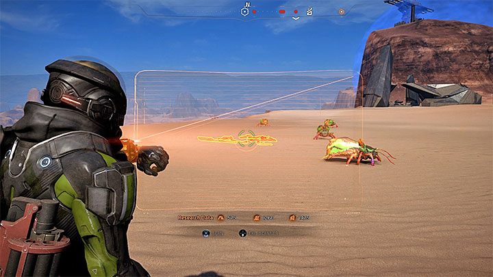 Jeden z punktów zaopatrzenowania z niepożądanymi okazami lokalnej fauny - Zadania dodatkowe | Eos | Zadania w Helejosie w Mass Effect Andromeda - Mass Effect: Andromeda - poradnik do gry