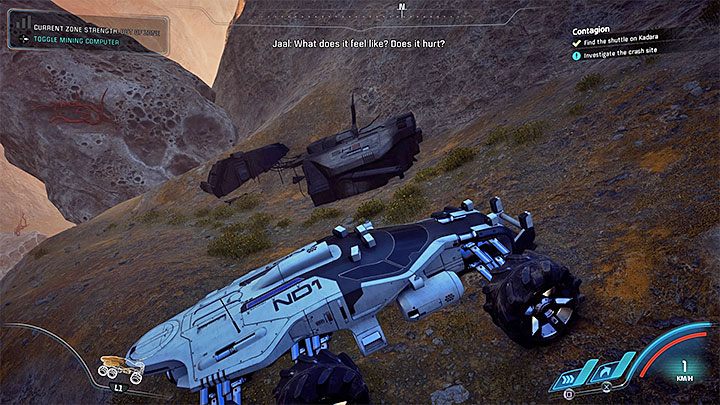 Dotrzyj na planetę Kadara i przenieś się z pomocą konsoli tranzytowej na jej pustkowia - Zaraza | Nexus | Zadania w Helejosie w Mass Effect Andromeda - Mass Effect: Andromeda - poradnik do gry