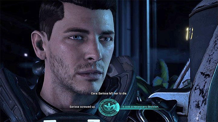 Zadecyduj czy Sarissa dobrze postąpiła czy nie zgadzasz się z jej decyzją - Cora Harper: Na granicy służby | Sojusznicy i związki w Mass Effect Andromeda - Mass Effect: Andromeda - poradnik do gry