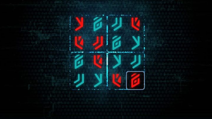 Po zbliżeniu się do monolitu konieczne okaże się odnalezienie trzech glifów i tak jak zawsze możesz sobie w tym celu pomóc skanerem - Uleczyć serce Kadary | Kadara | Zadania w Helejosie w Mass Effect Andromeda - Mass Effect: Andromeda - poradnik do gry