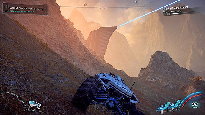 Drugi monolit jest niedaleko planowanego miejsca założenia posterunku Inicjatywy Andromeda - Uleczyć serce Kadary | Kadara | Zadania w Helejosie w Mass Effect Andromeda - Mass Effect: Andromeda - poradnik do gry