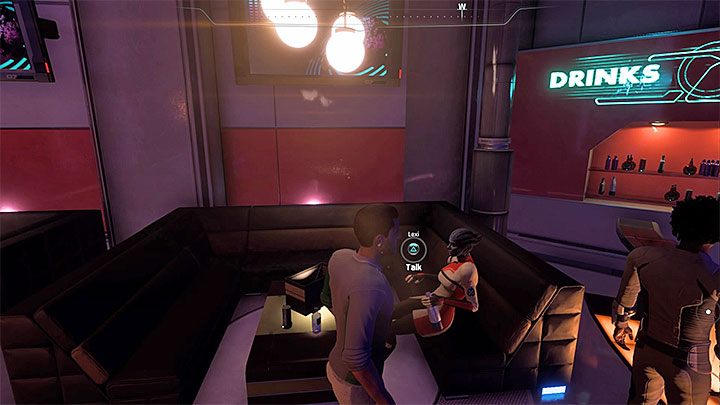 Lexi jest w barze Wir - Lexi TPerro: Na dnie butelki | Sojusznicy i związki w Mass Effect Andromeda - Mass Effect: Andromeda - poradnik do gry