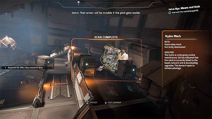 Warto rozważyć wyłączenie mecha Hydra - Vetra Nyx: Cele i środki | Sojusznicy i związki w Mass Effect Andromeda - Mass Effect: Andromeda - poradnik do gry