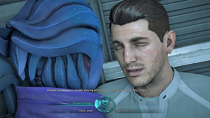 Pomimo oficjalnego ukończenia tego questu przed Tobą najważniejszy moment w relacjach z Peebee - Peebee: Wycieczka do muzeum | Sojusznicy i związki w Mass Effect Andromeda - Mass Effect: Andromeda - poradnik do gry