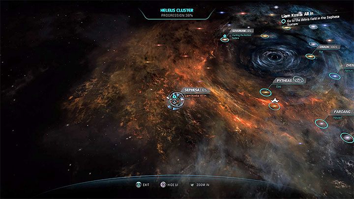 Układ Sefesa jest udostępniany po rozpoczęciu questu Liama - Liam Kosta: Stawka większa niż życie | Sojusznicy i związki w ME Andromeda - Mass Effect: Andromeda - poradnik do gry