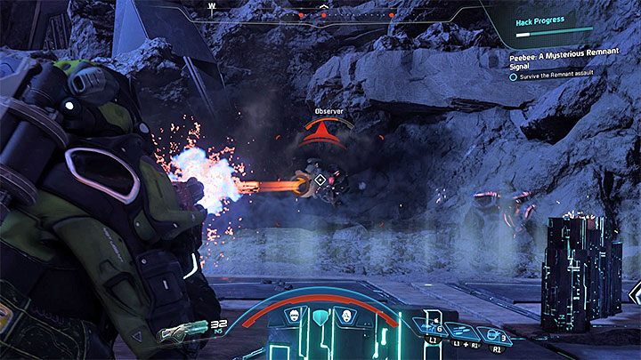 Utrzymuj się blisko hakowanej konsoli - Peebee: Tajemniczy sygnał Porzuconych | Sojusznicy i związki w ME Andromeda - Mass Effect: Andromeda - poradnik do gry