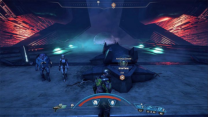 Wyrusz z powrotem na wschód i tak jak wcześniej polegaj na precyzyjnych skokach żeby nie marnować cennych sekund po spadnięciu w przepaść - Odtwarzanie świata | Voeld | Zadania w Helejosie w Mass Effect Andromeda - Mass Effect: Andromeda - poradnik do gry