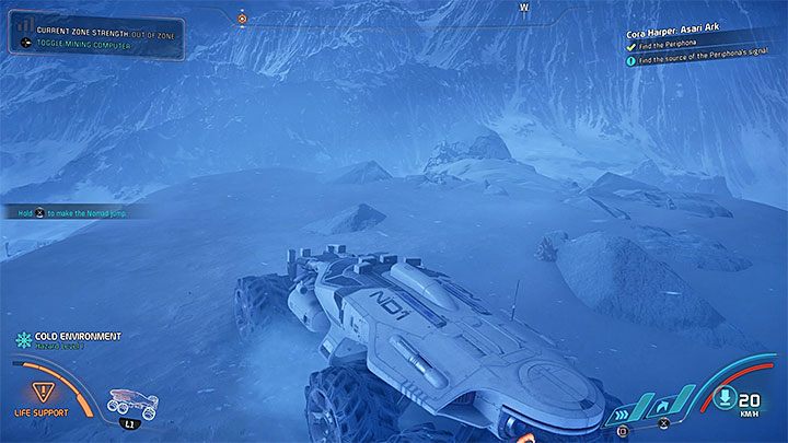 Dotrzyj Nomadem w oznaczone miejsce żeby otrzymać zaktualizowane wytyczne - Cora Harper: Arka asari | Sojusznicy i związki w Mass Effect Andromeda - Mass Effect: Andromeda - poradnik do gry