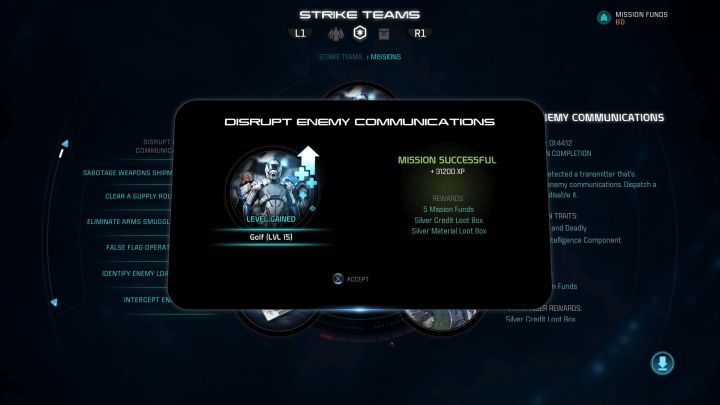 Wykonane zadania nagrodzą cię funduszami misji i paczkami zawierającymi różne przedmioty. - Grupy uderzeniowe w Mass Effect Andromeda - Mass Effect: Andromeda - poradnik do gry