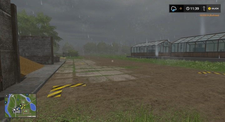 Szklarnie warto umieścić niedaleko hodowli zwierząt, skąd łatwo dostarczysz obornik - Budynki i inwestycje w Farming Simulator 17 | Dla początkujących - Farming Simulator 17 - poradnik do gry