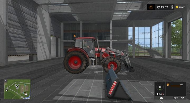 Po zakupie wszystkie urządzenia pojawiają się w sklepie lub przed nim - Sklep, modyfikacje i eksploatacja maszyn | Dla początkujących - Farming Simulator 17 - poradnik do gry