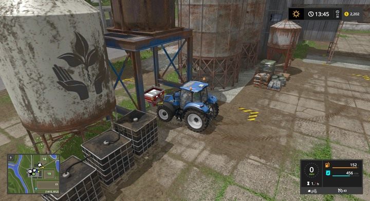 Podajnik do nawozu w bazie w Sosnovce - Nawozy i poprawa plonów w Farming Simulator 17 | Informacje o uprawach - Farming Simulator 17 - poradnik do gry