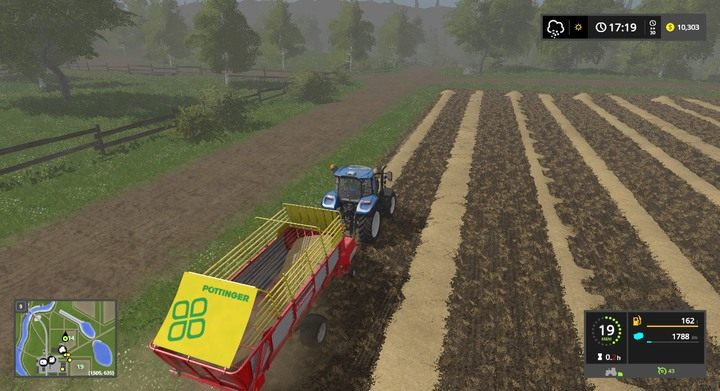 Słomę niestety musisz zbierać ręcznie - z drugiej strony nie będziesz tego musiał robić bardzo często - Zboża, ziarna i słoma w Farming Simulator 17 | Informacje o uprawach - Farming Simulator 17 - poradnik do gry
