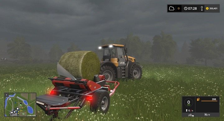 Potrzebujesz cylindrycznych bali, by móc owinąć je folią - cały proces jest banalnie prosty i cała pracę wykonują maszyny - Trawa, siano i kiszonka w Farming Simulator 17 | Informacje o uprawach - Farming Simulator 17 - poradnik do gry