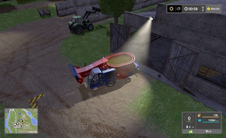 Specjalne maszyny do przygotowywania zbilansowanej karmy to najlepsza opcja dla krów - Czynności hodowli krok po kroku w Farming Simulator 17 | Hodowla - Farming Simulator 17 - poradnik do gry