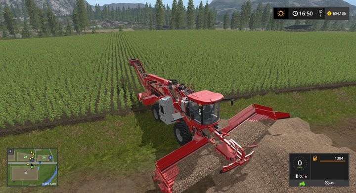 Ta maszyna jedynie zbiera leżące buraki i załadowuje je do naczep - Ciągniki, kombajny, ciężarówki w Farming Simulator 17 | Opis maszyn - Farming Simulator 17 - poradnik do gry