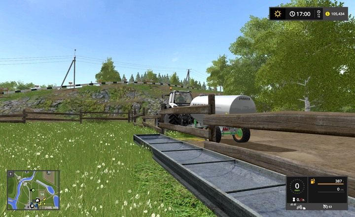 Beczkowóz - Sprzęt leśniczy i zwierzęta w Farming Simulator 17 | Opis maszyn - Farming Simulator 17 - poradnik do gry