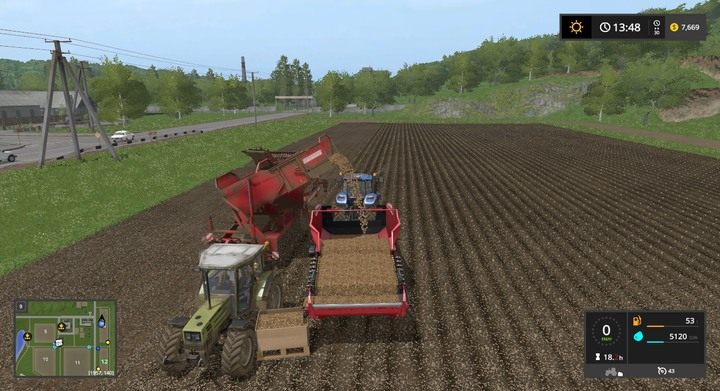 Dzięki tej maszynie otrzymujesz plony w formie skrzynek - Rośliny bulwiaste w Farming Simulator 17 | Informacje o uprawach - Farming Simulator 17 - poradnik do gry