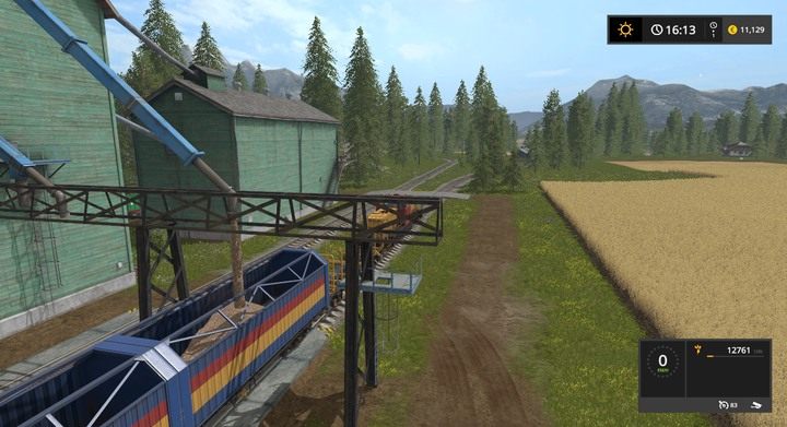 Pociąg to najszybszy sposób na transport dużych ilości warzyw - pędzi 80 km/h - Rośliny bulwiaste w Farming Simulator 17 | Informacje o uprawach - Farming Simulator 17 - poradnik do gry