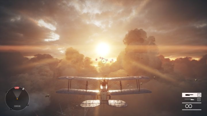 Początek ostatniej misji to kolejna duża walka w powietrzu - Wysoko postawieni znajomi | Opis przejścia w Battlefield 1 - Battlefield 1 - poradnik do gry