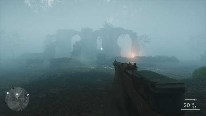 Później zobaczysz taki oto budynek - Błoto i krew | Podręczniki polowe w Battlefield 1 - Battlefield 1 - poradnik do gry
