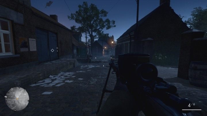 Gdy będziesz na głównej alejce, skręć w prawo za słupem z głośnikami - Błoto i krew | Podręczniki polowe w Battlefield 1 - Battlefield 1 - poradnik do gry