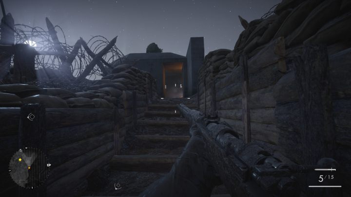 Po prawej stronie mapy znajduje się bunkier, a w nim ostatnia znajdźka - Wysoko postawieni znajomi | Podręczniki polowe w Battlefield 1 - Battlefield 1 - poradnik do gry