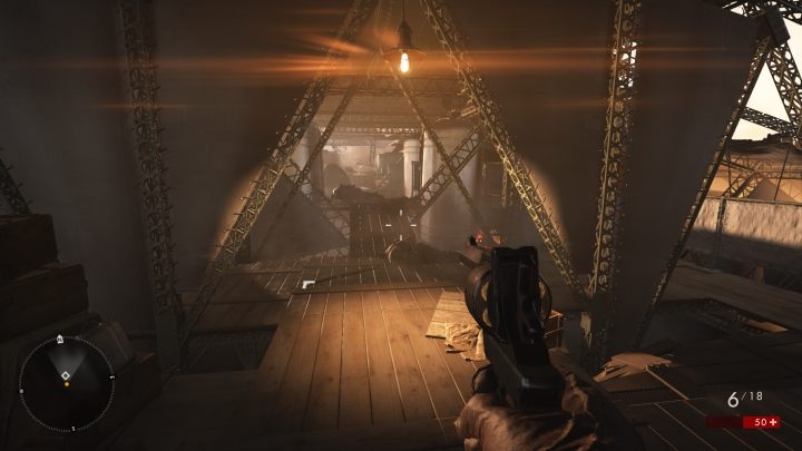 Pod koniec misji, gdy jesteś w sterowcu zobaczysz serię przejść w kształcie trójkątów - Wysoko postawieni znajomi | Podręczniki polowe w Battlefield 1 - Battlefield 1 - poradnik do gry
